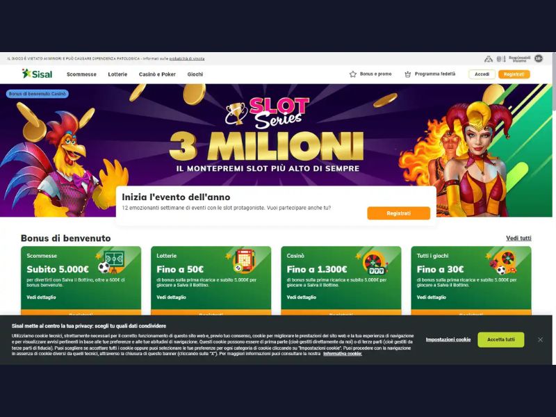 Applicazione Sisal per scommesse e casinò - Panoramica, caratteristiche e download